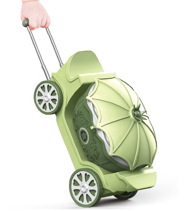 4 In 1 Surprise Supermarket Set Portable Trolley Case And Basket Mobile Stalls For Kids