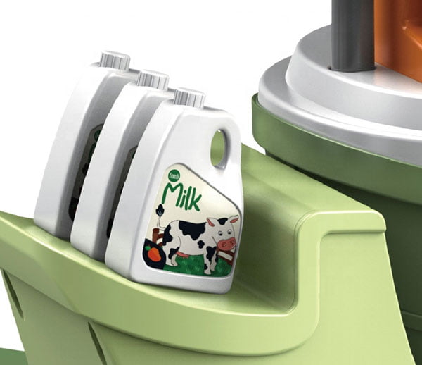 4 In 1 Surprise Supermarket Set Portable Trolley Case And Basket Mobile Stalls For Kids