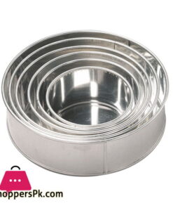 7 Inch Round Cake Pan Silver