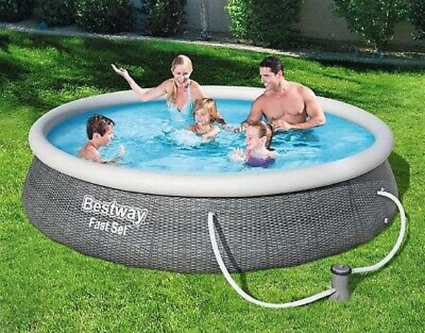 Bestway Fast Setabove Ground Pool Inflatable Pool Round-57376