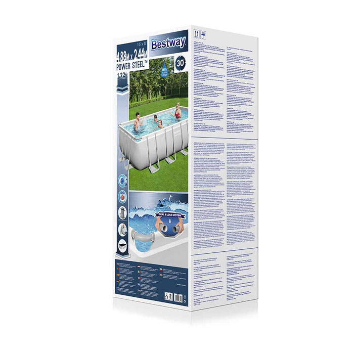 Bestway Ground Pool Rectangular Power-56465
