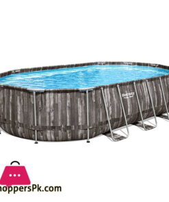 Bestway Power Steel Oval Above Ground Pool-5611R