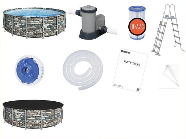 Bestway Rack Pool Stone-56886