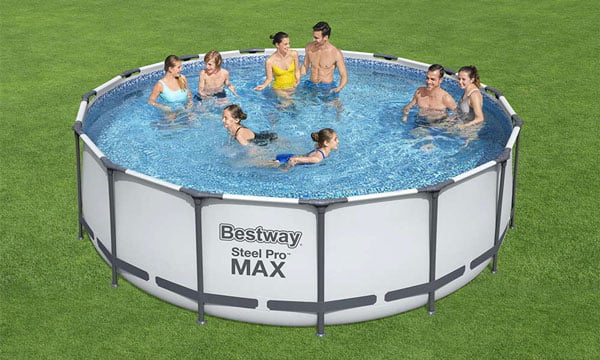 Bestway Above Ground Swimming Pool Round Steel Pro Max -56438 457X122 Cm 6 Bestway Above Ground Swimming Pool Round Steel Pro Max -56438 457X122 Cm