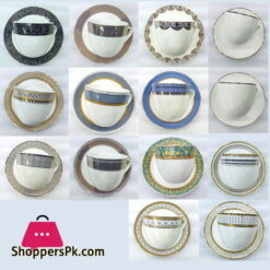 MnM Bone China Coffee Cup Saucer Set Nordic Tea Cup Gold Porcelain