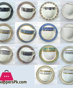 MnM Bone China Coffee Cup Saucer Set Nordic Tea Cup Gold Porcelain