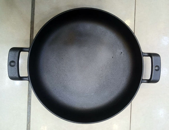 Cast Iron Dual Handle Skillet Pan Bbq Home 10 Inch