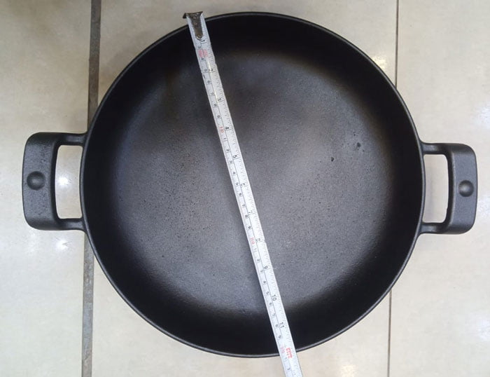 Cast Iron Dual Handle Skillet Pan Bbq Home 10 Inch