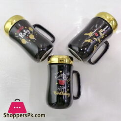 Ceramic Happy Birthday Mason Jar One Piece