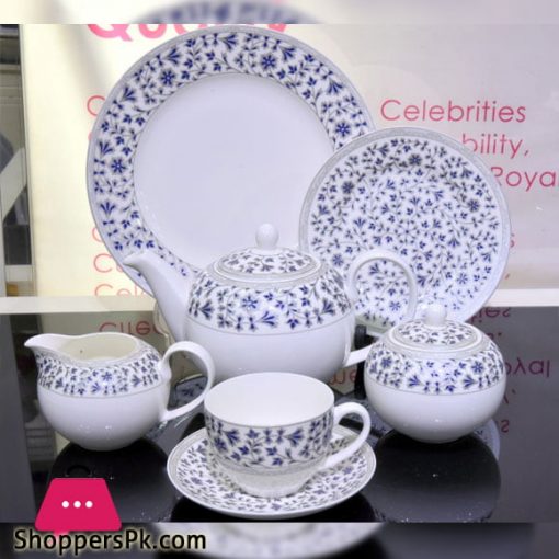 Solecasa 24 Pcs Tea Set - Ceramic Ware - Floral Printed