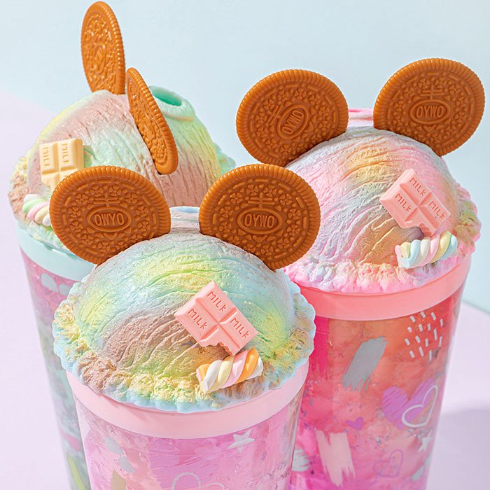 Cookie Mouse Ear Sweets Rainbow Tumbler 450Ml 16Oz Double Wall