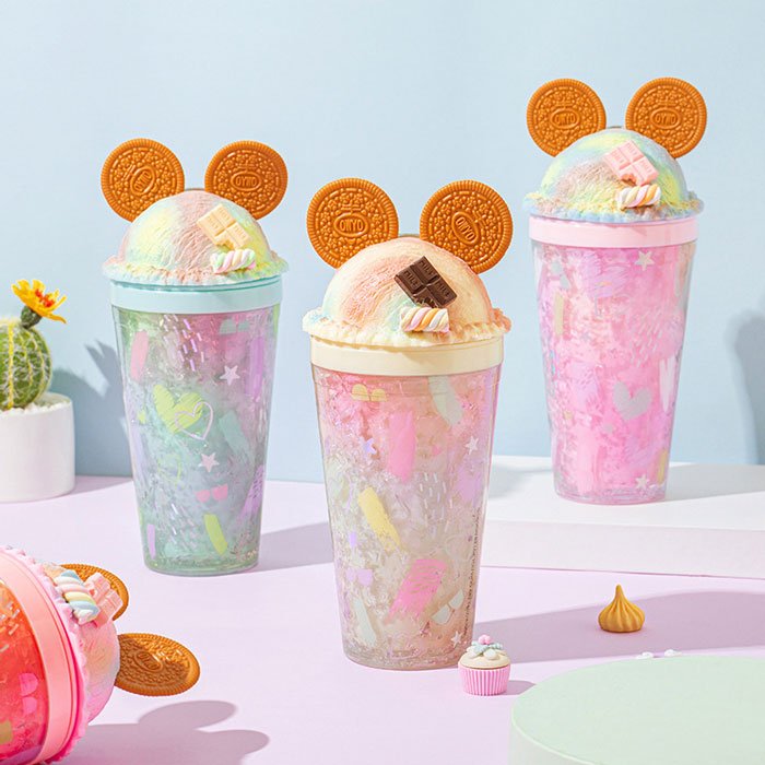 Cookie Mouse Ear Sweets Rainbow Tumbler 450Ml 16Oz Double Wall