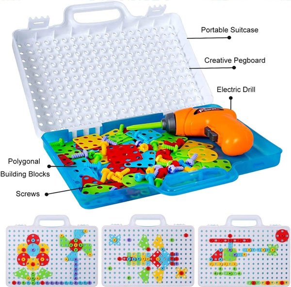 Creative Puzzle Drill Tool Set