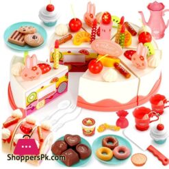 DIY Pretend Cutting Birthday Cake Play For Kids