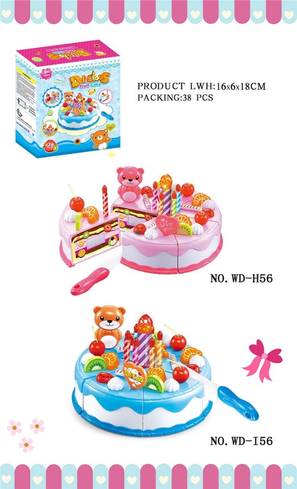 Delicious Cake Cutting Set For Kid 38 Piece 4 Delicious Cake Cutting Set For Kid 38 Piece