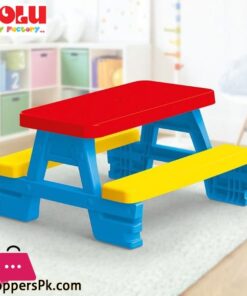Dolu Red And Yellow Picnic Table - 3008 Turkey Made