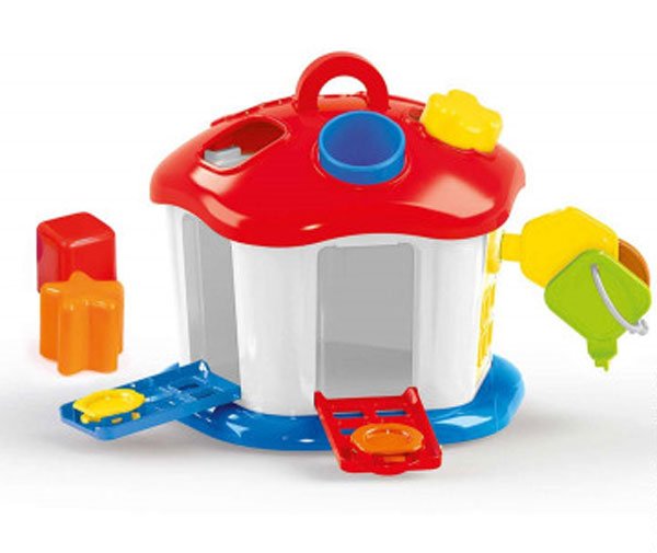 Dolu Shape Sorter Sweet House With Lockable Doors - 5096 Turkey Made