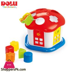 Dolu Shape Sorter Sweet House with Lockable Doors - 5096 Turkey Made