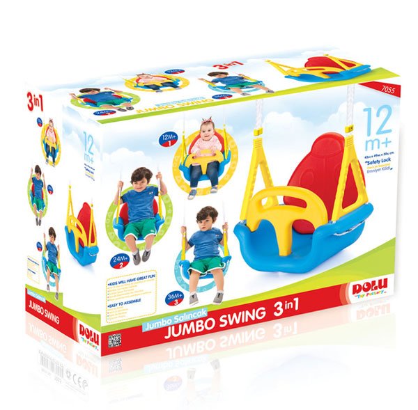 Dolu Toddler Jumbo Swing 3 In 1 - 7055 Turkey Made