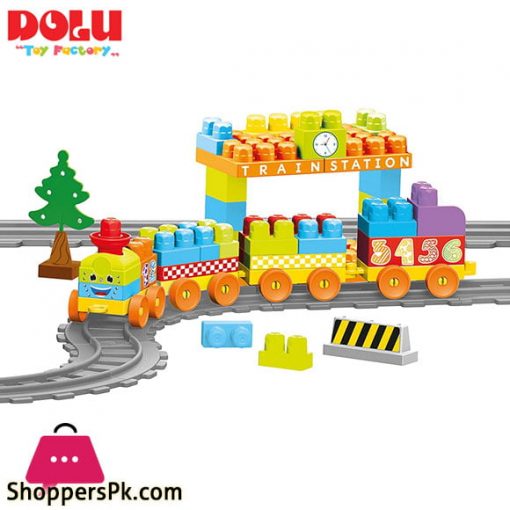 Dolu Train Set 89 Pieces - 5082 Turkey Made