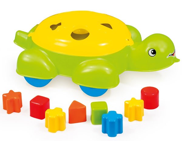 Dolu Turtle Shape Sorter 5 Pcs Musical Toy – 6016 Turkey Made