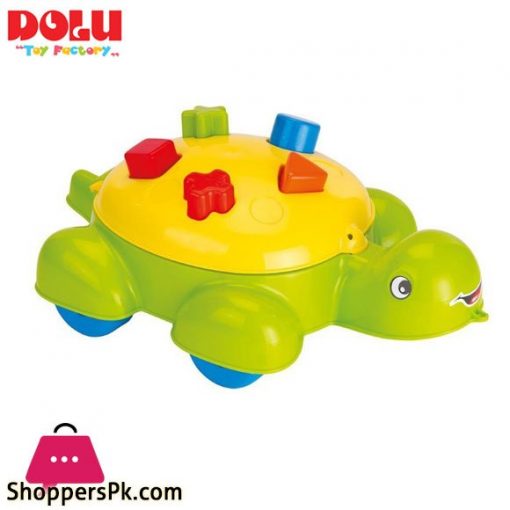 Dolu Turtle Shape Sorter 5 Pcs Musical Toy – 6016 Turkey Made