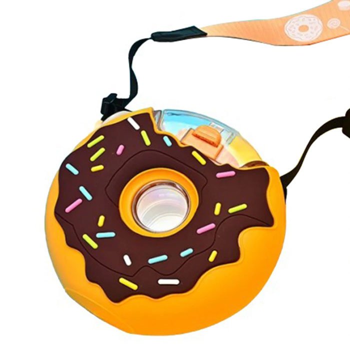 Donut Shaped Canteen Bottle For Water 380Ml