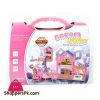 Dream Home Buildable Dollhouse With Accessories in Suitcase