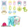 Elephant Box Baby Rattle Set 1 Elephant Box Baby Rattle Set