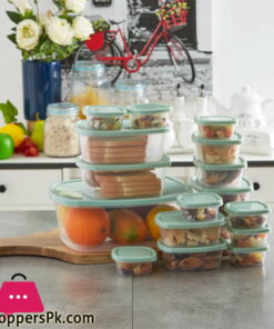 Emrico Airtight Food Container Home Box Set  of 17 Pieces Iran Made