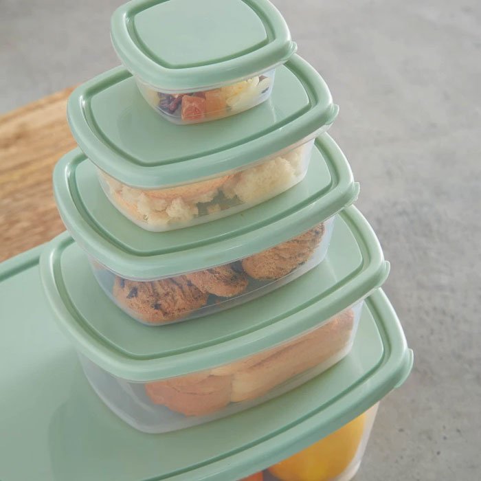 Emrico Airtight Food Container Home Box Set Of 17 Pieces Iran Made