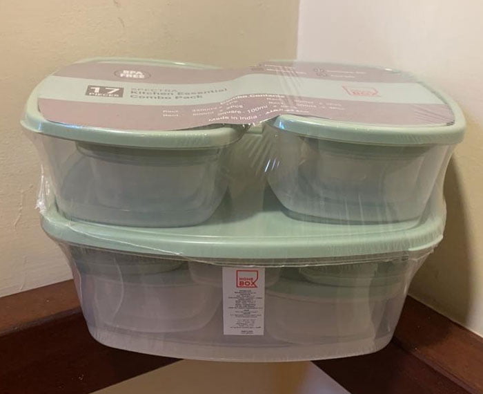 Emrico Airtight Food Container Home Box Set Of 17 Pieces Iran Made