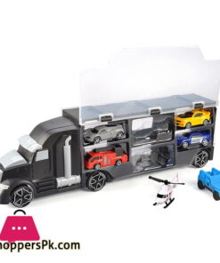 Exports Co 6-Wheeler Huge Car Carrier Truck Toy Vehicle Carry Case
