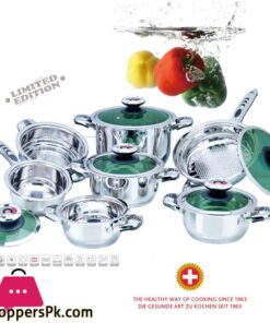 Germany Style Cookware Set Duel Bottom Set of 12