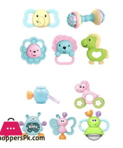 Happy Animal Baby Rattle Set