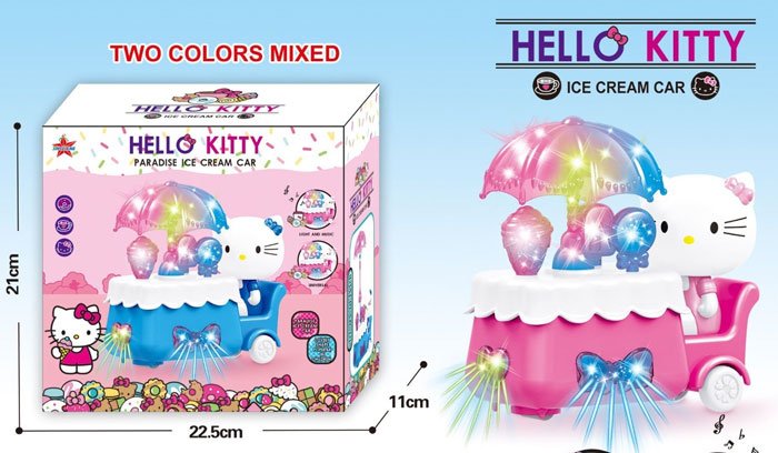 Hello Kitty Ice Cream Musical Trolley 