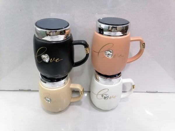 High Quality Ceramic Love Mug One Piece