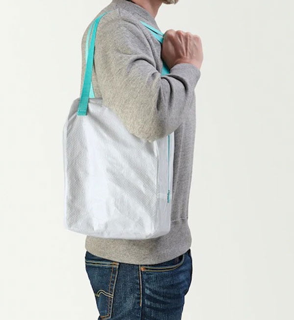 Ikea 365+ Lunch Bag White / Turquoise