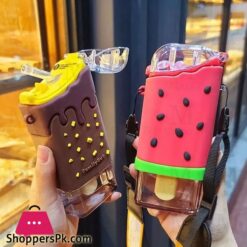 Ice Pop Shaped Canteen Bottle For Water 300-Ml