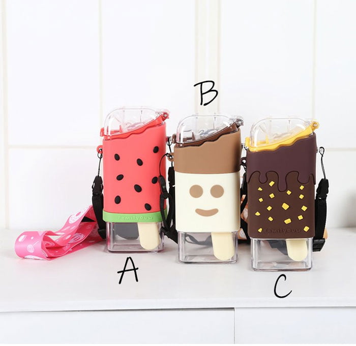 Ice Pop Shaped Canteen Bottle For Water 300-Ml