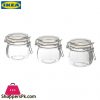 Ikea KORKEN Jar With Lid Clear Glass13 cl
