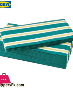 Ikea SOMMARLIV Paper Napkin – Stripes 38 x 38 Cm