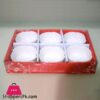 Imperial Collection Ceramic Bowls Set Of 6 White - Flower-Shape