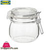 Korken Jar With Lid Clear Glass 0.5 Liter