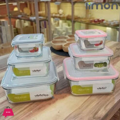 Limon Kitchen Ware Glass Food Container 3 Pcs Set