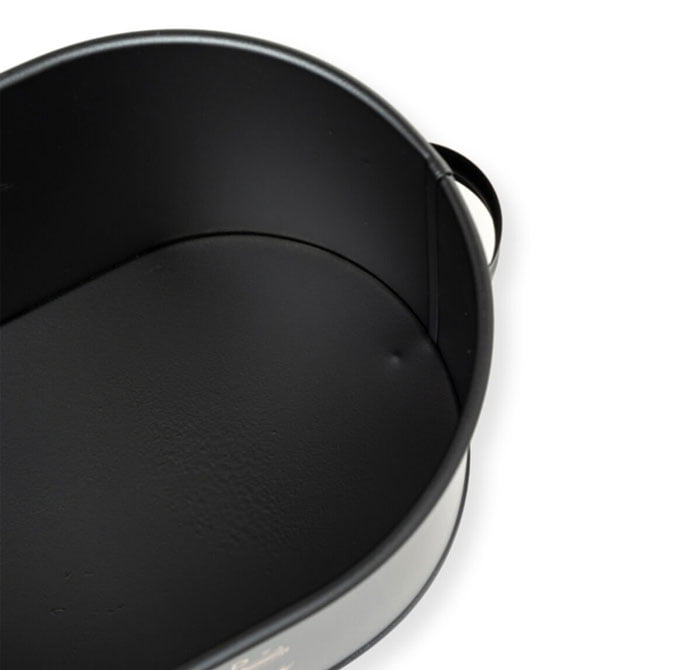 Luxury Metal Large Covered Patterned Bread Box