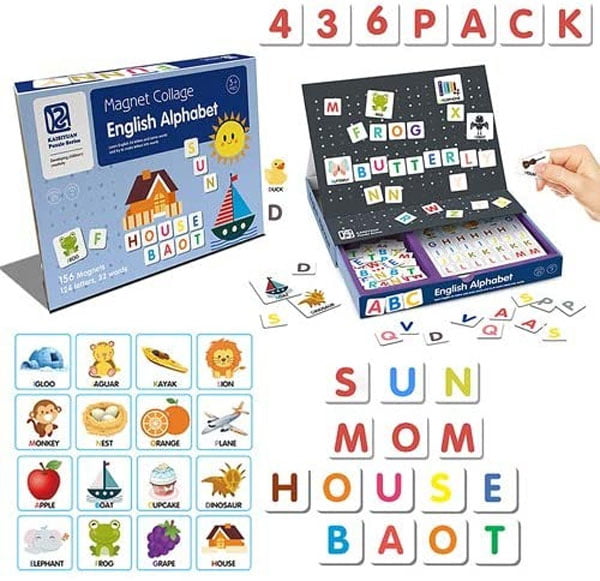 Magnetic Collage Alphabetic Learning Kit