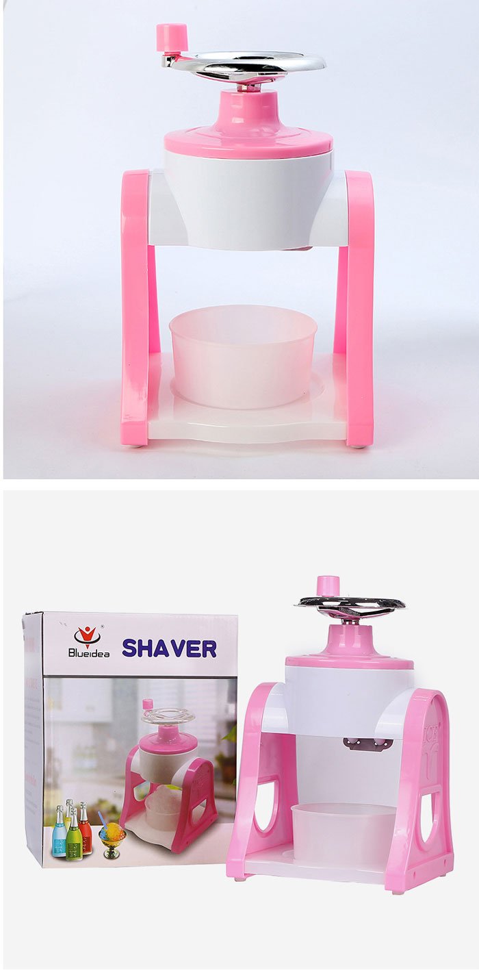 Manual Household Small Ice Crusher Slush Machine Mini Ice Crusher Hand-Cranking Ice Breaker Sheep Ice Sand