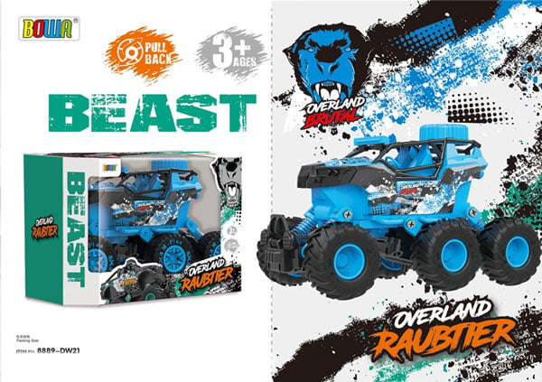 Overland Raubtier Six Wheel 8889-Dw21