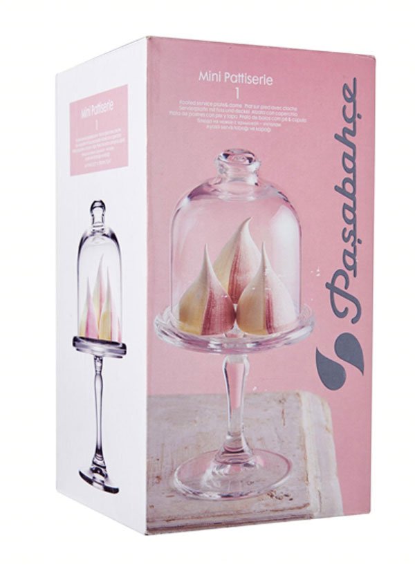 Pasabahce Mini Patisseries - Footed Service Plate 96456 4 Pasabahce Mini Patisseries - Footed Service Plate 96456